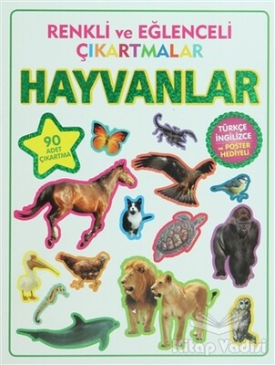 Renkli ve Eğlenceli Çıkartmalar - Hayvanlar (Animals) - Parıltı Yayınları