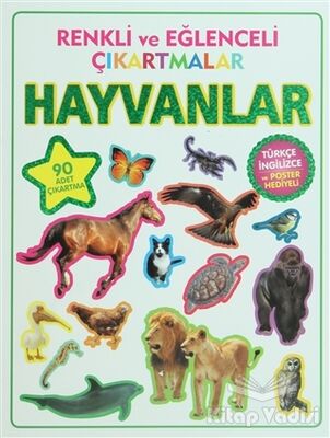 Renkli ve Eğlenceli Çıkartmalar - Hayvanlar (Animals) - 1