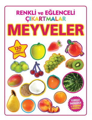 Renkli ve Eğlenceli Çıkartmalar Meyveler - 1