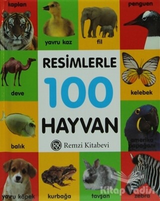 Resimlerle 100 Hayvan (Küçük Boy) - Remzi Kitabevi