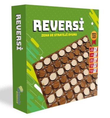 Reversi (Ahşap) - Aklımda Zeka Oyunları