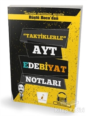 2022 Rüştü Hoca'dan Taktiklerle AYT Edebiyat Notları - Pelikan Yayıncılık