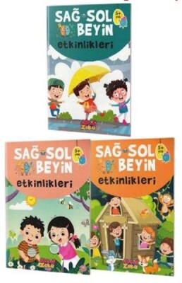 Sağ ve Sol Beyin Etkinlikleri Seti (5+Yaş) - Aktif Zeka Yayınları