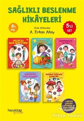 Sağlıklı Beslenme Hikayeleri (5 Kitap Takım) - Hayy Kitap