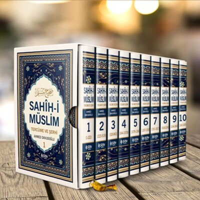 Sahih-i Müslim Tercüme ve Şerhi (10 Cilt Takım) - Özel Kutulu - Şifa Yayınevi