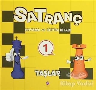 Satranç Boyama Kitabı 1 - Taşlar - Maya Kitap