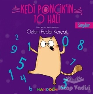 Sayılar - Kedi Ponçik'in 10 Hali - Mandolin Yayınları