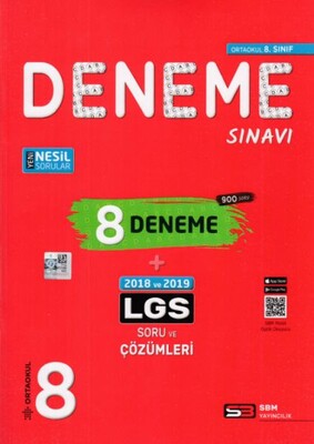 SBM 8. Sınıf LGS 8 Deneme Sınavı - Soru Bankası Merkezi