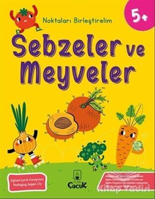 Sebzeler ve Meyveler - Noktaları Birleştirelim (5 Yaş) - 1