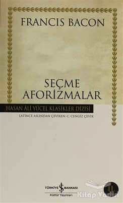 Seçme Aforizmalar - İş Bankası Kültür Yayınları