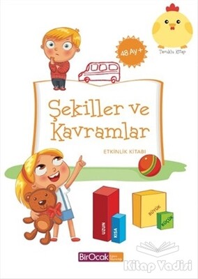 Şekiller ve Kavramlar Etkinlik Kitabı (48 Ay) - Bir Ocak Yayınları