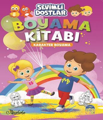 Sevimli Dostlar Boyama Kitabı - Karakter Boyama - 1