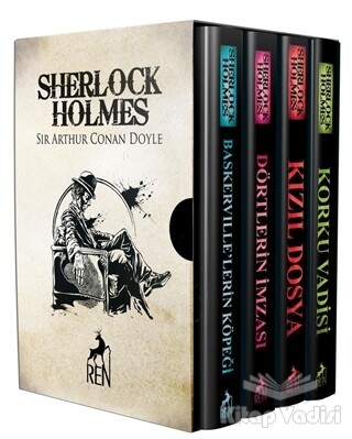 Sherlock Holmes Roman Seti (4 Kitap Takım) - Ren Kitap
