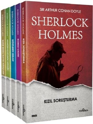 Sherlock Holmes Seri - 5 Kitap Takım - Yediveren Yayınları