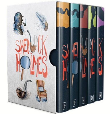 Sherlock Holmes Serisi Kutulu Set - 5 Kitap Takım - Parodi Yayınları