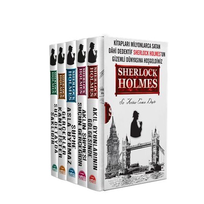 Sherlock Holmes Seti (5 Kitap Takım) - Martı Yayınları