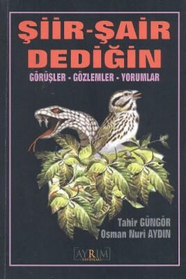 Şiir - Şair Dediğin - Ayrım Yayınları