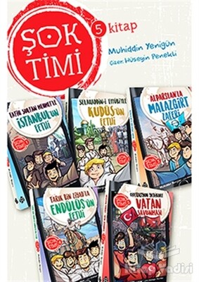 Şok Timi Seti (5 Kitap Takım) - Uğurböceği Yayınları
