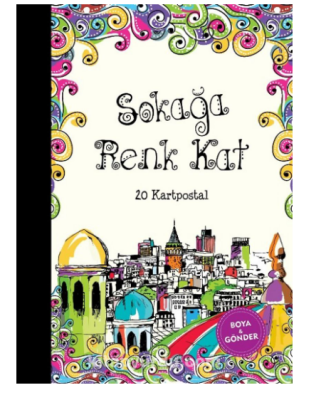 Sokağa Renk Kat (20 Kartpostal) - Dört Nokta