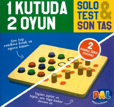 Solo Test & Son taş & Can Bağı Düğümleri & PlayMais Oyun Seti - Pal Oyuncak
