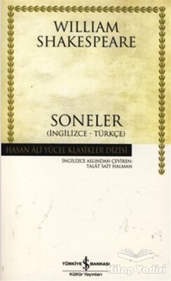 Soneler (İngilizce-Türkçe) - İş Bankası Kültür Yayınları