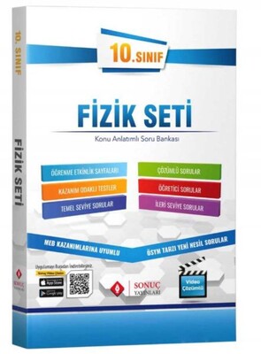 Sonuç 2022 10.Sınıf Fizik Modüler Set - Sonuç Yayınları