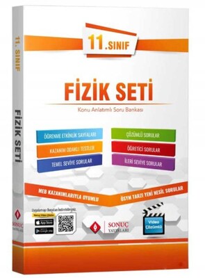 Sonuç 2022 11.Sınıf Fizik Modüler Set - Sonuç Yayınları