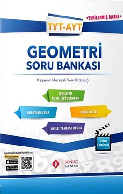 Sonuç 2022 TYT AYT Geometri Soru Bankası - Sonuç Yayınları