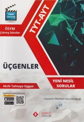 Sonuç 2022 TYT-AYT Üçgenler Yeni Nesil Sorular - Sonuç Yayınları