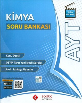 Sonuç AYT Kimya Soru Bankası - Sonuç Yayınları