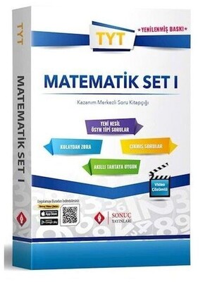 Sonuç TYT Matematik Set I Kazanım Merkezli Soru Kitapçığı (Yeni) - Sonuç Yayınları