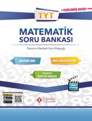 Sonuç TYT Matematik Soru Bankası Kazanım Merkezli Soru Kitapçığı Yeni - Sonuç Yayınları