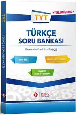 Sonuç TYT Türkçe Kazanım Merkezli Soru Bankası (Yeni) - Sonuç Yayınları