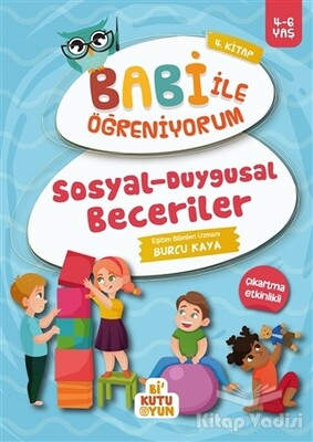 Sosyal-Duygusal Beceriler - Babi İle Öğreniyorum 4. Kitap - Bi Kutu Oyun