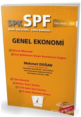 SPK - SPF Genel Ekonomi Konu Anlatımlı Soru Bankası - 1