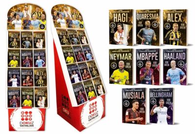 Stantlı Benim Futbol Kahramanım Serisi Set 2 (8 Çeşit 300 Adet Kitap) - 1