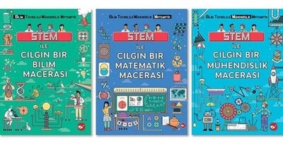 Stem ile Çılgın Maceralar Seti (3 Kitap Takım) - Beyaz Balina Yayınları