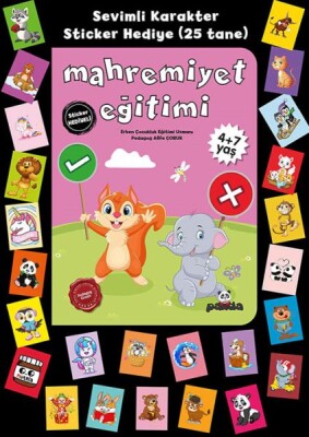 Stickerlı 4+7 Yaş Mahremiyet Eğitimi - Beyaz Panda Yayınları