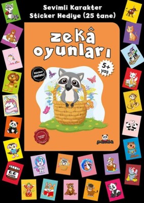 Stickerlı 5+ Yaş Zekâ Oyunları - Beyaz Panda Yayınları