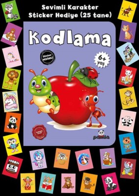 Stickerlı 6+ Yaş Kodlama - Beyaz Panda Yayınları