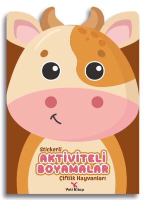 Stickerli Aktivite ve Boyamalar Çiftlik Hayvanları - 1