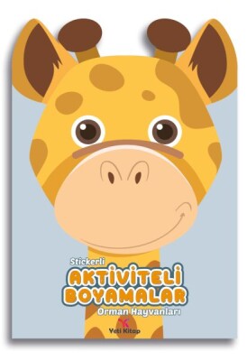Stickerli Aktivite ve Boyamalar Orman Hayvanları - Yeti Kitap