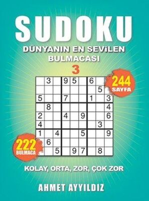 Sudoku Dünyanın En Sevilen Bulmacası 3 - 1