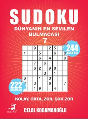 Sudoku - Dünyanın En Sevilen Bulmacası 7 - Olimpos Yayınları