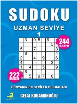 Sudoku Uzman Seviye 1 - Olimpos Yayınları
