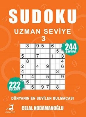Sudoku Uzman Seviye 3 - Olimpos Yayınları