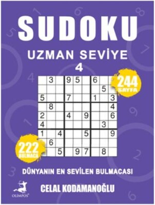 Sudoku Uzman Seviye - 4 - Olimpos Yayınları