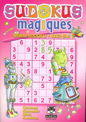 Sudokus Magiques 2 Sihirli Sudoku - Kazı Bul 2 - Marsık Yayıncılık