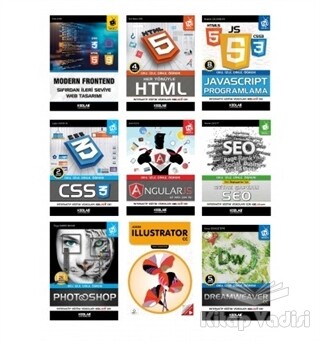 Süper Modern Web Tasarım Seti (9 Kitap Takım) - Kodlab Yayın