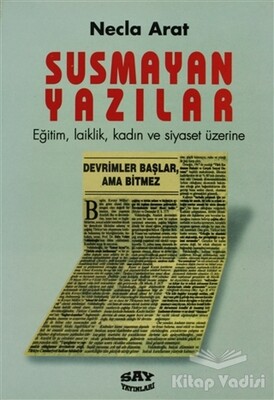 Susmayan Yazılar - Say Yayınları